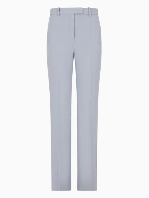EMPORIO ARMANI Technical gabardine trousers