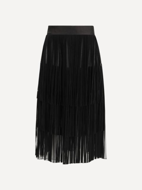 Dolce & Gabbana Organza Skirt with fringes