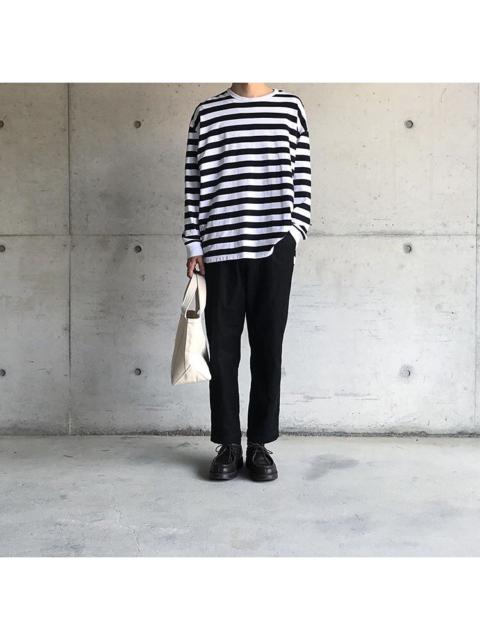 Other Designers Agnes B. - Agnes B. White/Navy Blue Prisoners Shirts