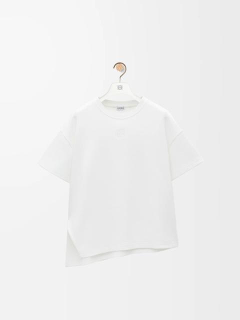 Loewe Asymmetric T-shirt in cotton blend