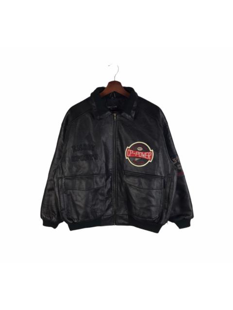 Other Designers Japanese Brand - RARE🔥🔥Vintage Capricorn Club CP-POWER Leather Jacket
