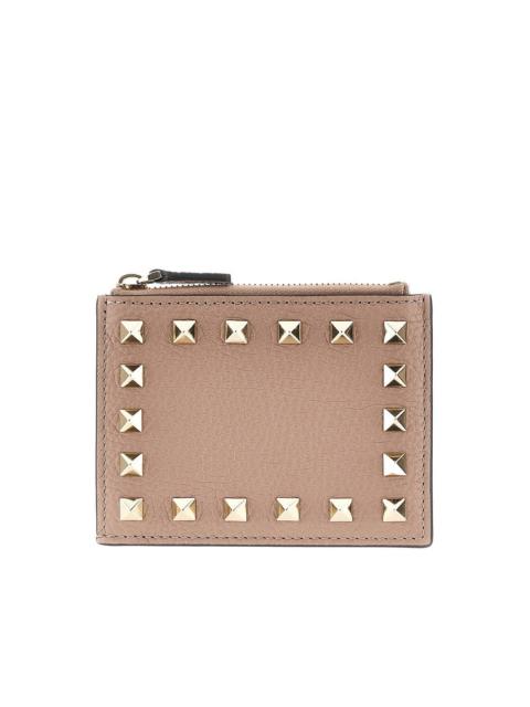 Valentino 'ROCKSTUD' GRAINED LEATHER COIN PURSE