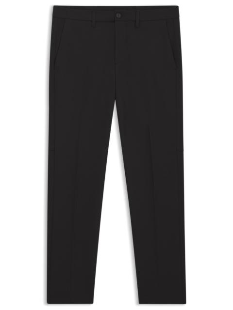 BOSS SLIM-FIT PANTS IN WATER-REPELLENT STRETCH FABRIC