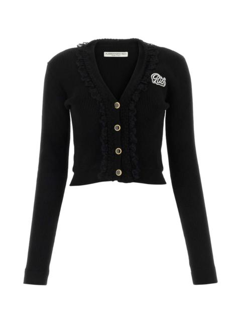 Alessandra Rich Wool Blend Knitted Cardigan