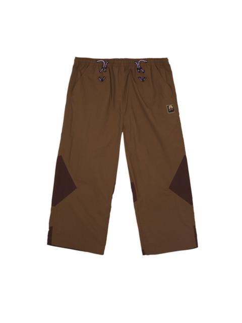 BRAIN DEAD Nylon Paneled Climbing Capri - Brown