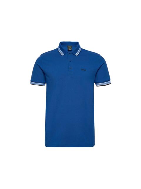 BOSS Boss Blue Polo Shirts Men