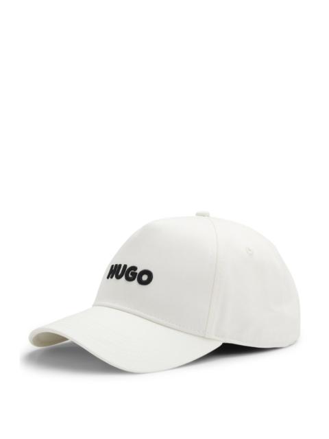 HUGO EMBROIDERED-LOGO CAP IN COTTON TWILL
