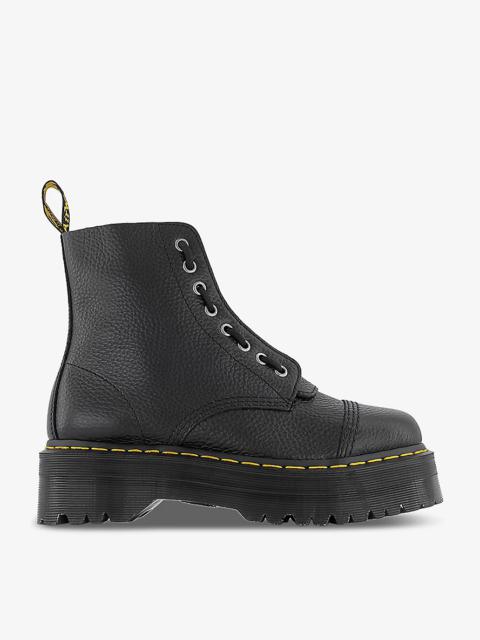 Dr. Martens Sinclair tonal-stitched zip-up leather ankle boots