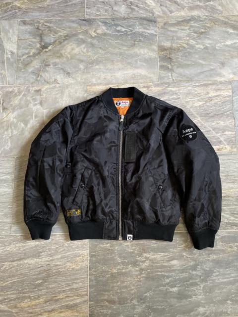 Aape Black Camo Bomber Jacket (BOXY TYPE)