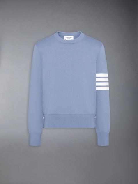 Thom Browne FINE MERINO WOOL 4-BAR PULLOVER