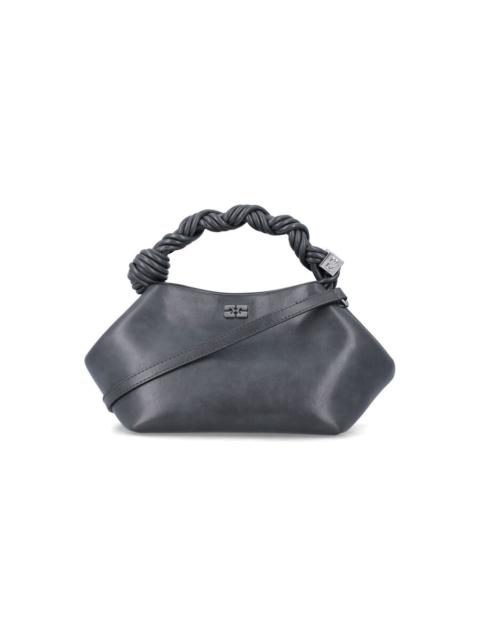 GANNI Ganni Small Braided Bow Shoulder Bag