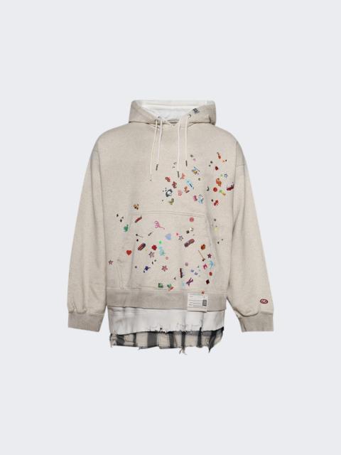 Maison MIHARAYASUHIRO Triple Layered Hoodie White
