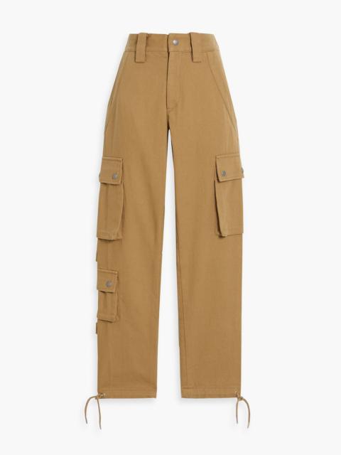 Isabel Marant Elodie cotton-gabardine cargo pants