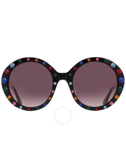 Kate Spade - Kate Spade Brown Shaded Round Ladies Sunglasses ZYA/G/S/STRASS 0SZE/HA 55