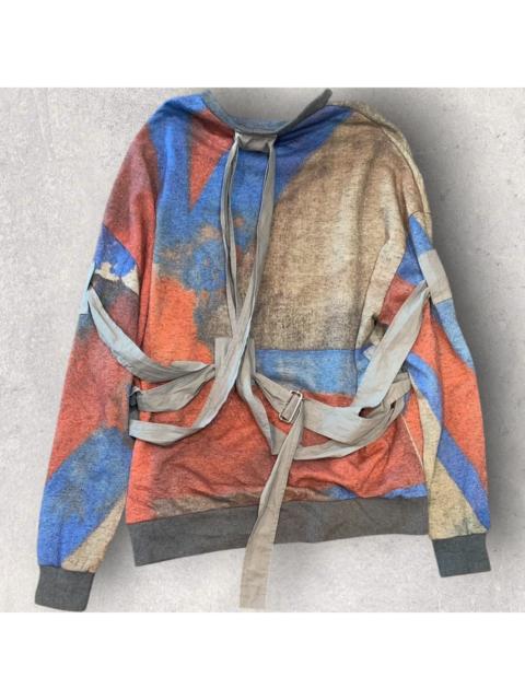 Vivienne Westwood Glitter Union Jack Flag Back Bondage Sweater