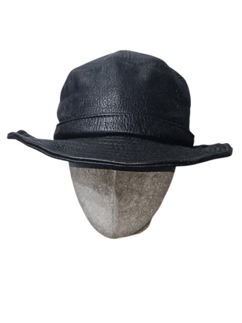 Other Designers Genuine Leather - COWHIDE SUPER SOFT LEATHER BUCKET HAT