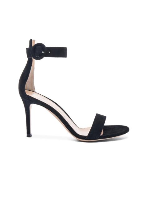 Gianvito Rossi Suede Portofino Heels