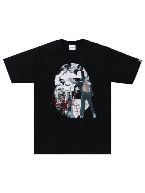 BAPE x Michael Jackson Album Jacket Ape Head Tee 'Black'