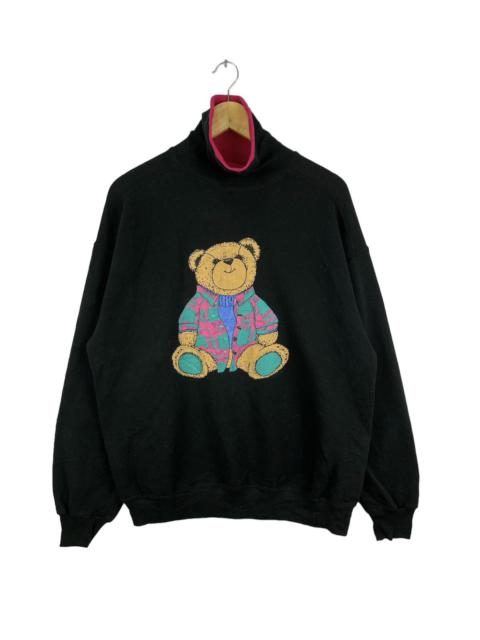 Other Designers Vintage Gopher Sport Graphic Bear Turtle Neck Sweatshirt