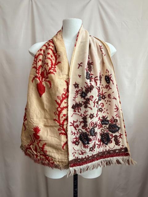 Dries Van Noten Dries Van Noten Embroidered Tassel Scarf