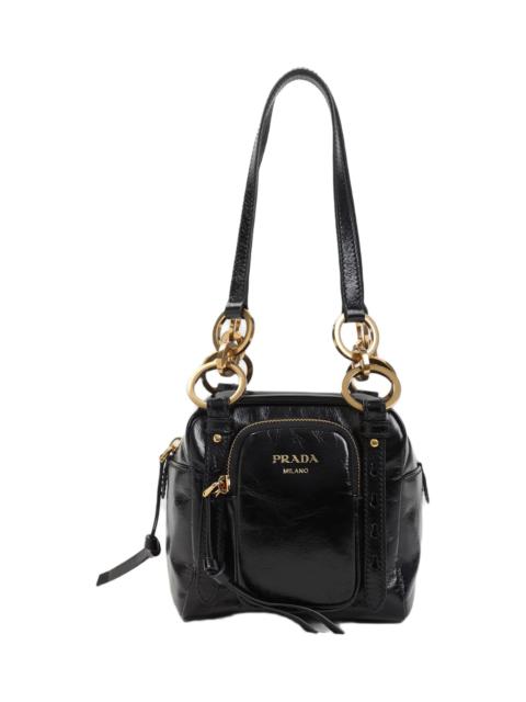 Prada Black Mini Prada Dangle Handbag