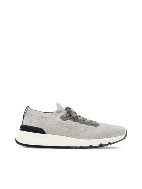 Brunello Cucinelli Brunello Cucinelli Men Knitted Low Top Sneakers