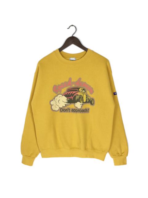Other Designers Vintage - Vintage 90’s Speed Demons Red Ribbon Gasoline Crewneck