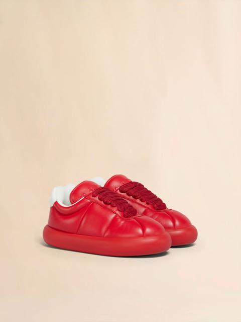 Marni RED LEATHER BIGFOOT 2.0 SNEAKER
