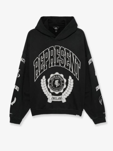 REPRESENT Represent Cotton Hooded Sweatshirt With Distressed Effect