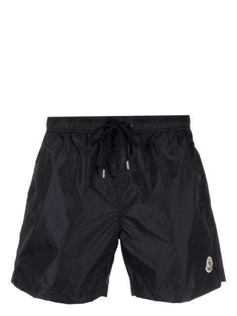 Moncler Moncler Logo Patch Swimming Shorts
