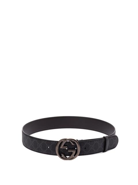GUCCI Gucci Men Belt With `Interlocking G` Buckle