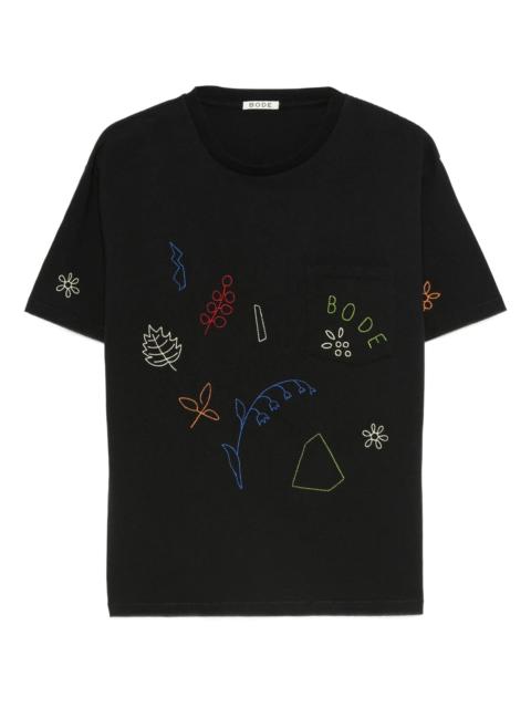 BODE embroidered pocket T-shirt