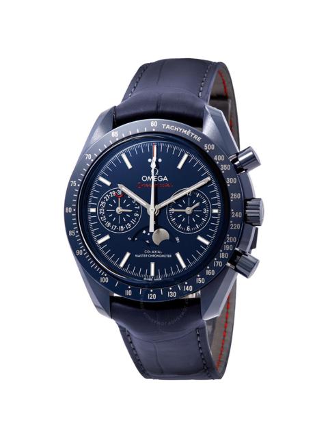 OMEGA Pre-owned Omega Speedmaster Chronograph Tachymeter Blue Dial Men's Watch 304.93.44.52.03.001
