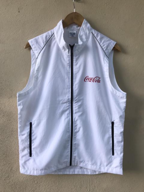 Other Designers Coca Cola - Vintage coca cola sleveless windbreaker jacket