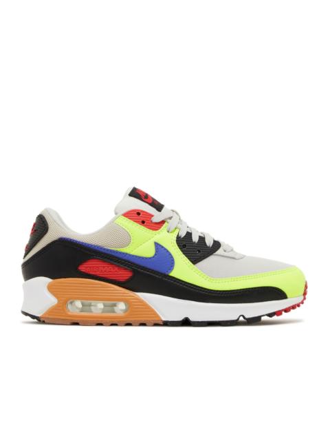 Nike WMNS AIR MAX 90 'VOLT LIGHT BONE ULTRAMARINE'