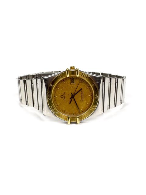 Other Designers Omega Constellation Date Steel / Gold Gilt Dial Watch