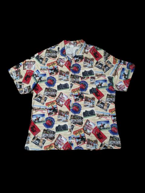 Other Designers Vintage - 🔥Vintage🔥 Fullprint Hawaiian Shirt - Nice Design