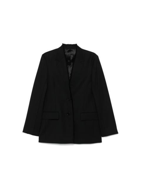 raw-lapel blazer