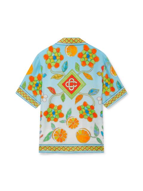 CASABLANCA Yoruba Flowers Silk Shirt