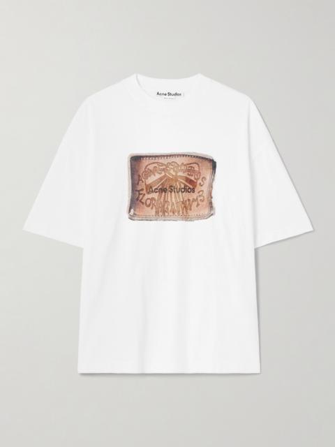 Acne Studios Trompe-l'ail Printed Organic Cotton-jersey T-shirt