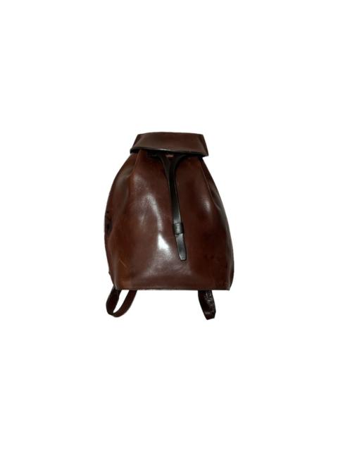 ISSEY MIYAKE Issey Miyake Studio Leather Drawstring Rucksack Backpack