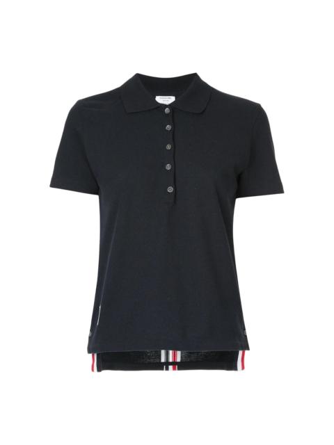Thom Browne Relaxed Fit Short Sleeve Polo