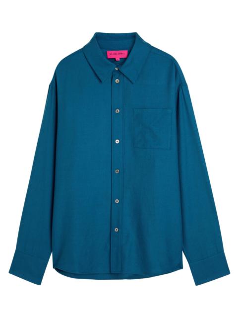 The Elder Statesman The Elder Statesman Pashmina Wool and Cashmere-blend Shirt