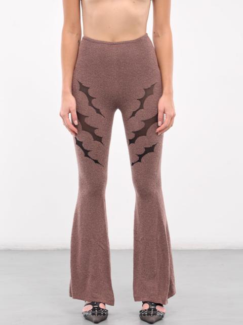 RUI Thorn Intarsia Flared Trousers