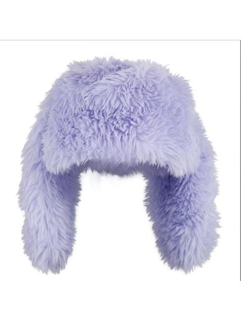 Other Designers Dreamy Blue Ultra Soft Thick Fleece Fur Faux Ushanka Hat Cute Y2K Warm Earflap Trapper Hat