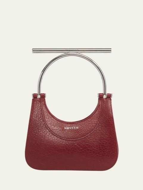 Mini Crossbar Leather Top-Handle Bag