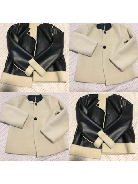 Other Designers Shearling Faux Leather Reversible Jacket
