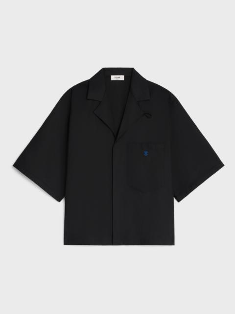 CELINE SCOUT SHIRT IN LIGHT COTTON GABARDINE