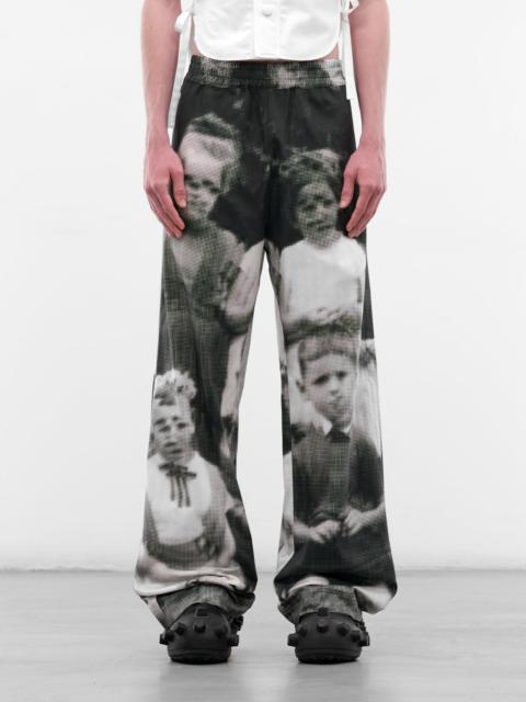 Walter Van Beirendonck Glitch Print Basic Pants