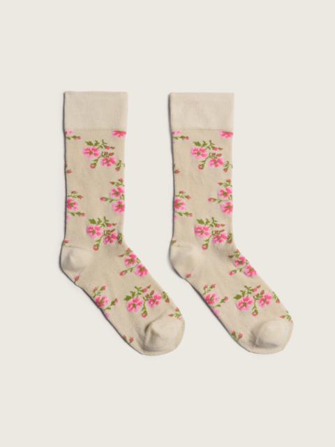 Simone Rocha Tiny Flower Jacquard Ankle Socks
